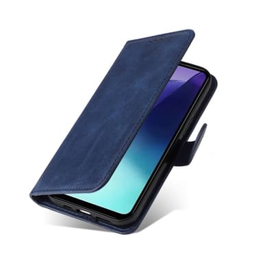 SKALO Xiaomi Redmi 14C PU-Läder Plånboksfodral - Blå