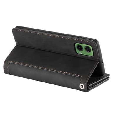 SKALO Motorola Moto G35 5G Big Wallet 9-FACK Plånboksfodral - Svart