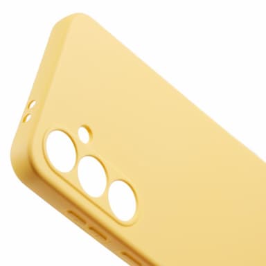 SKALO Samsung S24 FE Ultratunn TPU-Skal - Gul