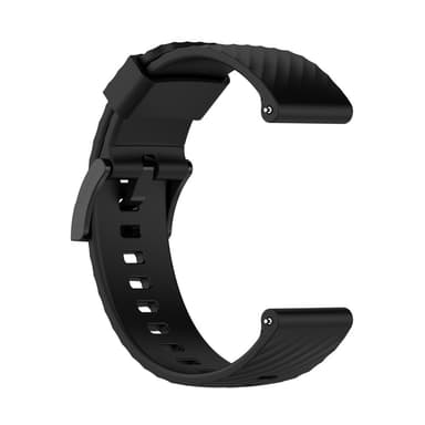 SKALO Silikonarmband till Mobvoi TicWatch Pro 5 - Svart