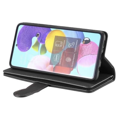 SKALO Motorola Moto G35 5G Big Wallet 9-FACK Plånboksfodral - Svart