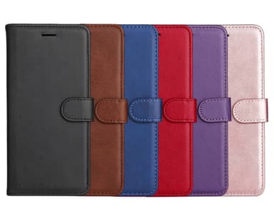 SKALO Motorola Edge 50 5G PU-Läder Plånboksfodral - Brun