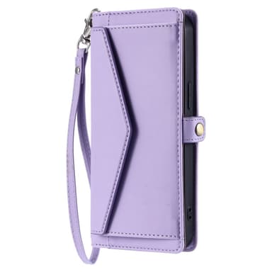 SKALO Motorola Moto G35 5G PU-Läder Envelope Plånboksfodral - Lila