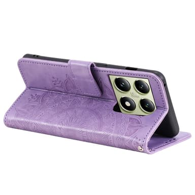 SKALO Xiaomi 14T Pro Mandala Plånboksfodral - Lila
