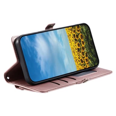 SKALO Xiaomi Redmi 14C PU-Läder Envelope Plånboksfodral - Roséguld