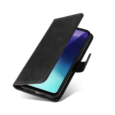 SKALO Xiaomi Redmi 14C PU-Läder Plånboksfodral - Svart