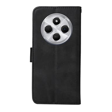 SKALO Xiaomi Redmi 14C PU-Läder Plånboksfodral - Svart