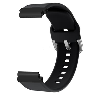 SKALO Silikonarmband Garmin Fenix 7S/7S Pro 42mm - Svart