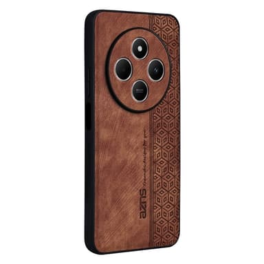 SKALO Xiaomi Redmi 14C AZNS PU-Läder Skal - Brun