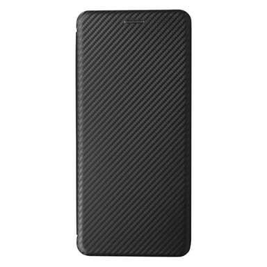 SKALO Xiaomi Redmi 14C Carbon Fiber Plånboksfodral - Svart