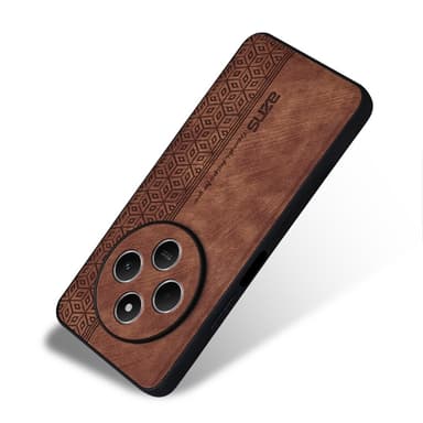 SKALO Xiaomi Redmi 14C AZNS PU-Läder Skal - Brun