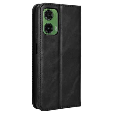 SKALO Motorola Moto G35 5G Embossed Premium Plånboksfodral - Svart