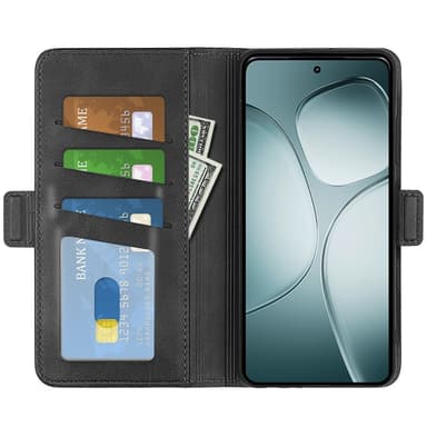 SKALO Xiaomi 14T Premium Plånboksfodral - Svart