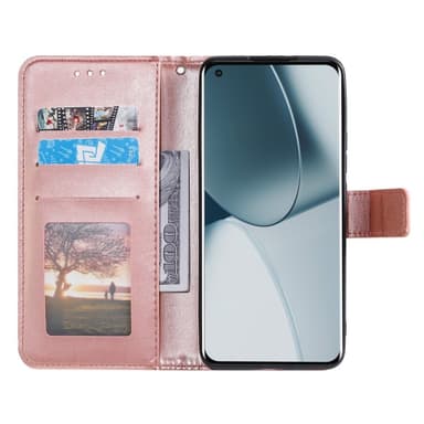 SKALO Xiaomi 14T Pro Mandala Plånboksfodral - Roséguld
