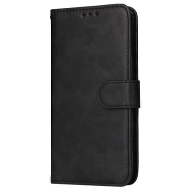 SKALO Samsung S24 FE PU-Läder Plånboksfodral - Svart