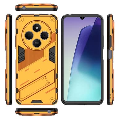 SKALO Xiaomi Redmi 14C Armor Hybrid Skal - Orange