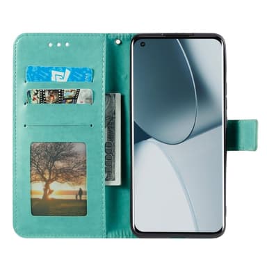SKALO Xiaomi 14T Pro Mandala Plånboksfodral - Turkos