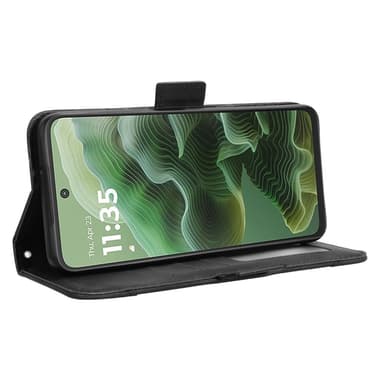 SKALO Motorola Moto G35 5G 6-FACK Plånboksfodral - Svart