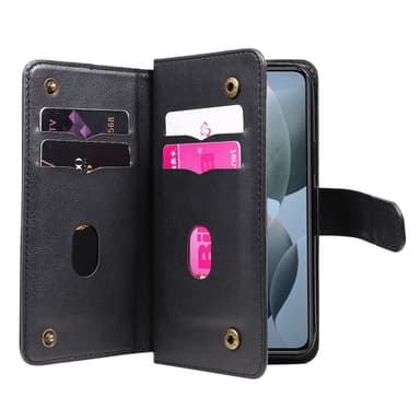 SKALO Xiaomi 14T Pro 10-FACK Plånboksfodral - Svart