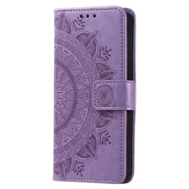 SKALO Xiaomi Redmi 14C Mandala Plånboksfodral - Lila