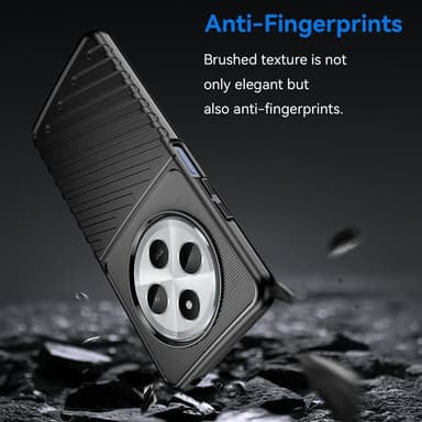 SKALO Xiaomi Redmi 14C Twill TPU skal - Svart