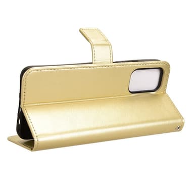 SKALO Motorola Moto G35 5G PU-Läder Plånboksfodral - Guld
