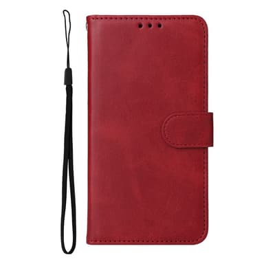 SKALO Xiaomi 14T Pro PU-Läder Plånboksfodral - Röd