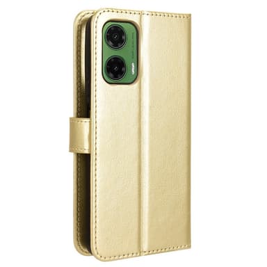 SKALO Motorola Moto G35 5G PU-Läder Plånboksfodral - Guld