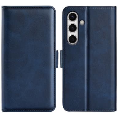 SKALO Samsung S24 FE Premium Plånboksfodral - Blå