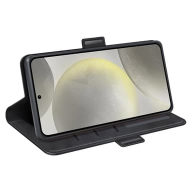 SKALO Samsung S24 FE Premium Plånboksfodral - Svart