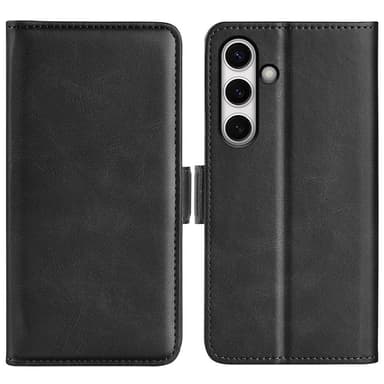 SKALO Samsung S24 FE Premium Plånboksfodral - Svart