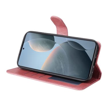 SKALO Xiaomi 14T PU-Läder Plånboksfodral - Rosa
