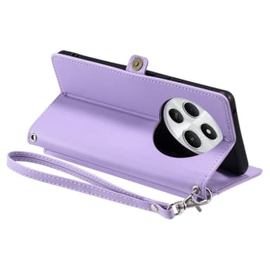 SKALO Xiaomi Redmi 14C PU-Läder Envelope Plånboksfodral - Lila
