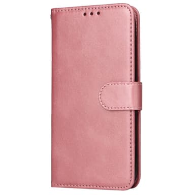SKALO Samsung S24 FE PU-Läder Plånboksfodral - Rosa