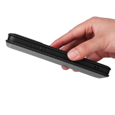 SKALO Xiaomi 14T Pro Carbon Fiber Plånboksfodral - Svart