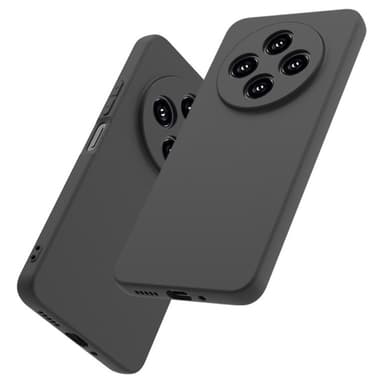 SKALO Xiaomi Redmi 14C Mattsvart Ultratunn TPU-Skal