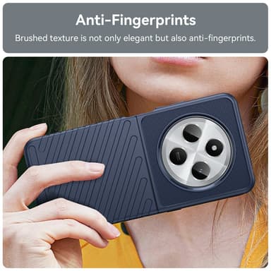 SKALO Xiaomi Redmi 14C Twill TPU skal - Blå