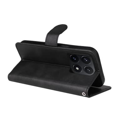 SKALO Xiaomi 14T PU-Läder Plånboksfodral - Svart