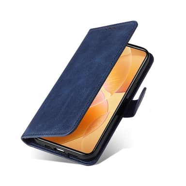 SKALO Xiaomi 14T Pro PU-Läder Plånboksfodral - Blå