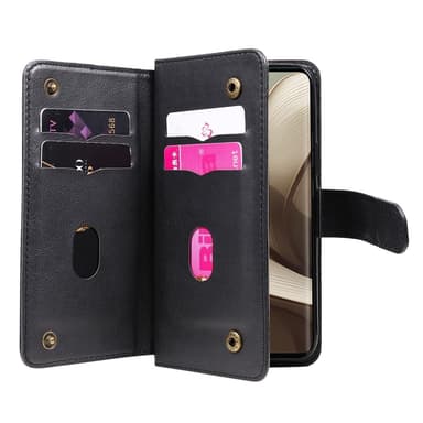 SKALO Motorola Edge 50 5G 10-FACK Plånboksfodral - Svart