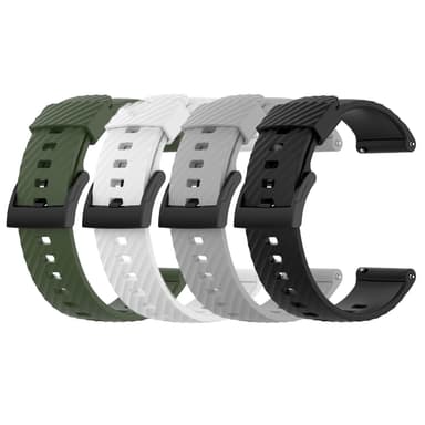 SKALO Silikonarmband till Mobvoi TicWatch Pro 5 - Grå