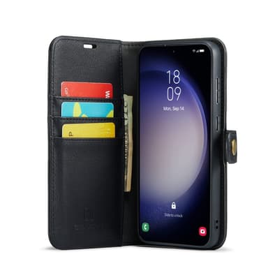 DG MING Samsung S24 FE 2-i-1 Magnet Plånboksfodral - Svart