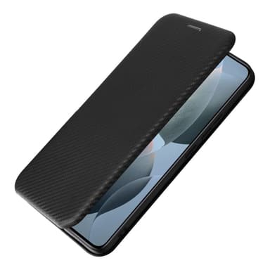 SKALO Xiaomi 14T Carbon Fiber Plånboksfodral - Svart