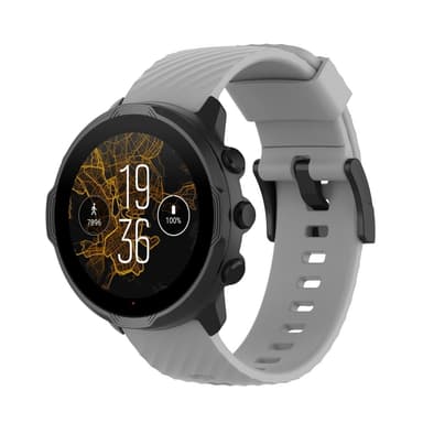 SKALO Silikonarmband till Mobvoi TicWatch Pro 5 - Grå