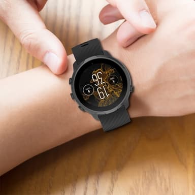 SKALO Silikonarmband till Mobvoi TicWatch Pro 5 - Grå