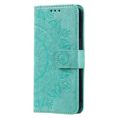 SKALO Xiaomi Redmi 14C Mandala Plånboksfodral - Turkos