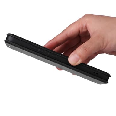 SKALO Xiaomi 14T Carbon Fiber Plånboksfodral - Svart