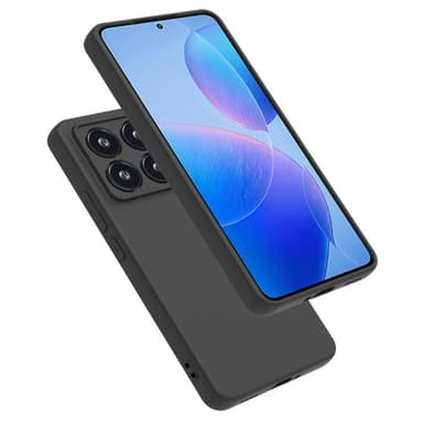 SKALO Xiaomi 14T Mattsvart Ultratunn TPU-Skal