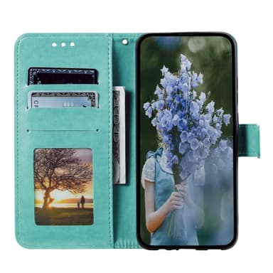 SKALO Xiaomi Redmi 14C Mandala Plånboksfodral - Turkos