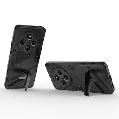 SKALO Xiaomi Redmi 14C Armor Hybrid Skal - Svart
